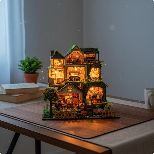 Wooden treehouse model - treehouse,