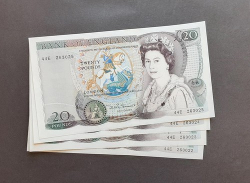 Twenty pound bank note - £20,