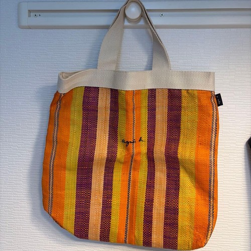 Agnes stripe tote bag - agnes,