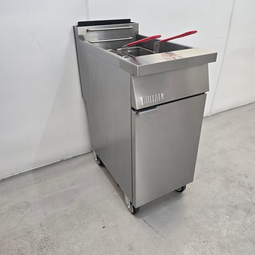 Gas fryer single tank twin - gas,