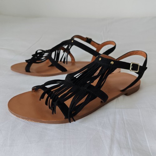 Black faux suede - h&m,