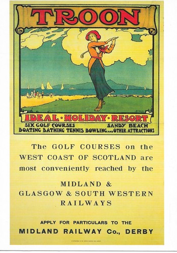 Postcard rail poster - poster, midland