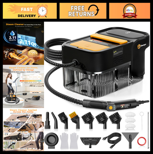Adjustable steam cleaner with - adjustable,