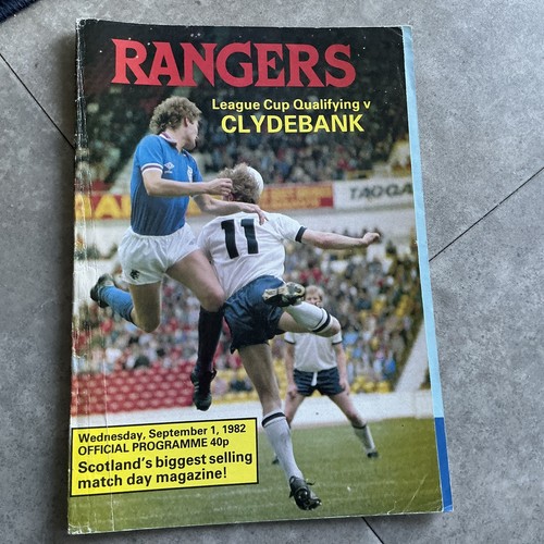 Rangers clydebank league - league, cup