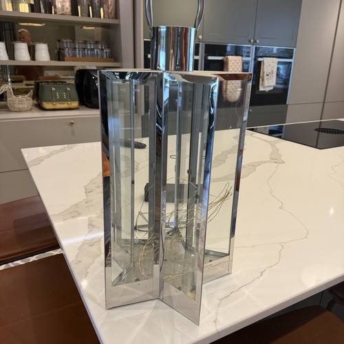 Stainless steel candle holder - stainless,