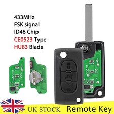 433Mhz Flip Remote Key Fob 3B