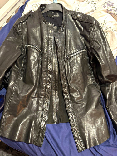 Allsaints men black leather - allsaints,