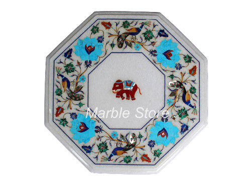 Marble coffee side table - marble,