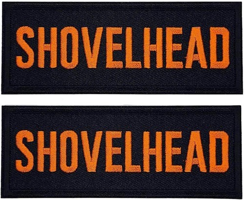 Shovelhead embroidered biker - embroidered,