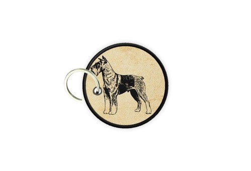 Keychain round printed - keychain,