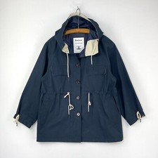 Barbour Alexachung Phoebe Jacket Womens 10 Blue Waterproof Mac Alexa Chung Coat