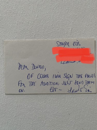 Sandor eles signed - eles, autograph