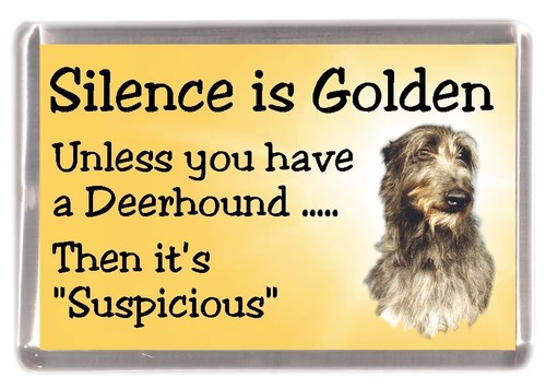 Deerhound dog fridge magnet - fridge,