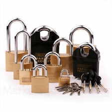 Padlocks Brass Iron Keyed Alike Good Quality Lock High Security Long Hasp Shed