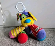 Lamaze Pupsqueak Sensory Dog Plush Pram Buggy Toy Clip And Go Pram Toy 0-6 Month