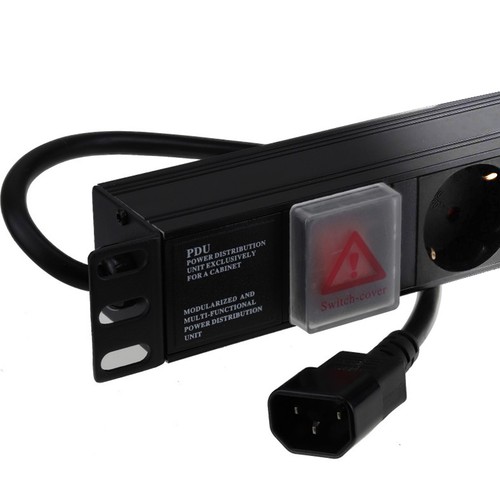 Pdu schuko sockets with c14 - eu,