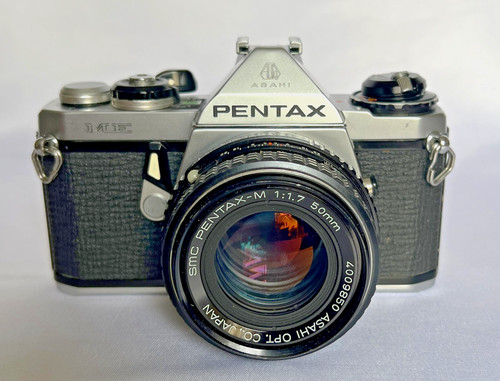 Pentax 35mm slr camera with - me,