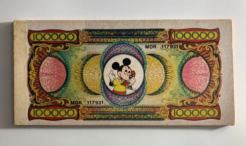 Mickey mouse novelty money - mickey,