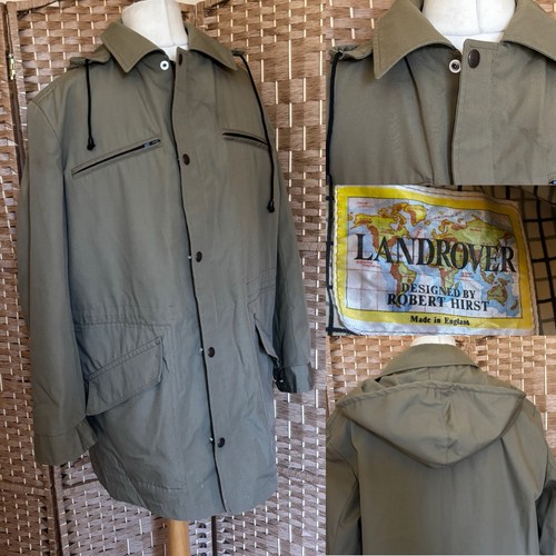 Vintage landrover khaki hooded - landrover,