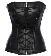 Full Bust Lamb Leather Steel