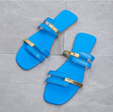 Summer Ladies Square Toe Flat
