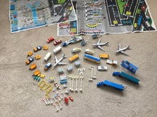 Kids Airport Play Set -Large Set-Two Airport Play Mats-Airplanes, Helicopters +