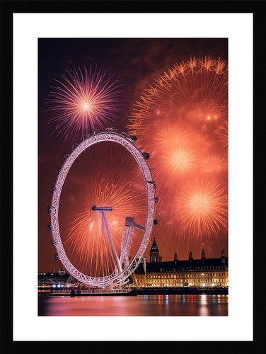 Bold london skyline - bold, framed