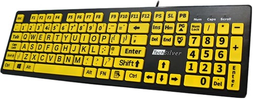 Large print keyboard - keyboard, –