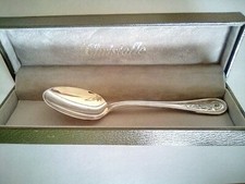 Boxed Christofle christening spoon