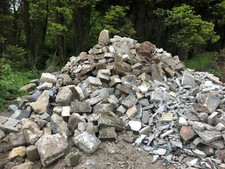 Broken blocks & concrete IDEAL for MAKING SOAKAWAYS & DRAINAGE GABION STONE
