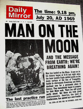 Daily Mirror Newspaper Apollo