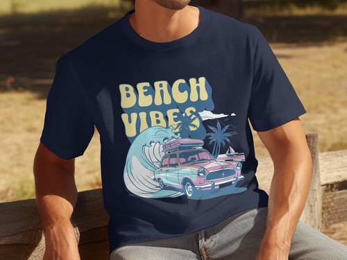 Retro beach vibes - vibes, car