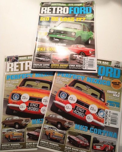 Retro ford magazine lot - lot, 3