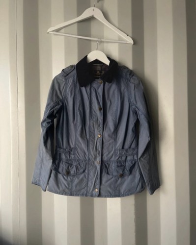 Barbour womens wax jacket blue - womens,