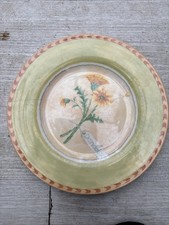 Royal Staffordshire Fine Earthenware Plate With CRACK Dandelion Pattern