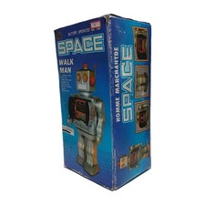 Vintage Large Tinplate Space Walk Man Robot FANTASTIC (BOXED) **Does NOT Work**