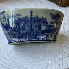 Antique  Ironstone Bunny Rabbit Mold 1800s Victorian 8.5” Highly Decorated