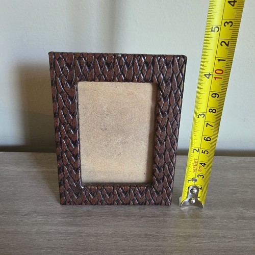 Small braided woven leather - small,