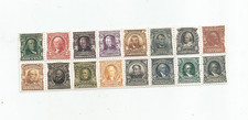 gerald king strip of 16 american states men cinderella stamps.