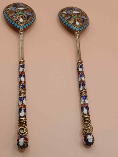 Pair antique russian 84 - antique,
