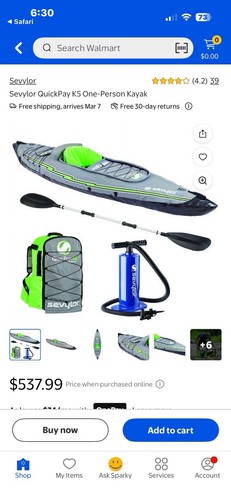 Sevylor quickpay one person - k5, one-person