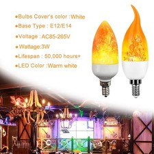 E14 E12 LED Flicker Flame