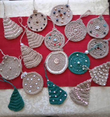 Christmas decorations knitting - decorations,