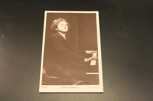 Herr wilhelm backhaus - wilhelm,