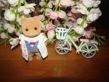 Sylvanian Families Junior Doctor Murdoch with  Bike