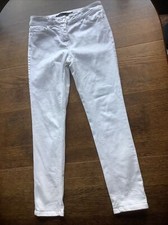 NEXT White Skinny Cigarette Jeans Size 8
