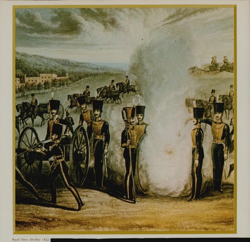 Rha royal horse artillery - artillery, 1843