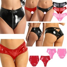 UK Women's PVC Leather Wet