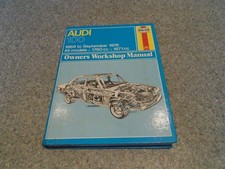 AUDI 100 inc. LS, GL, SE & S