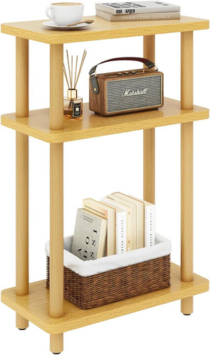 Narrow side table tier - narrow, 3-tier